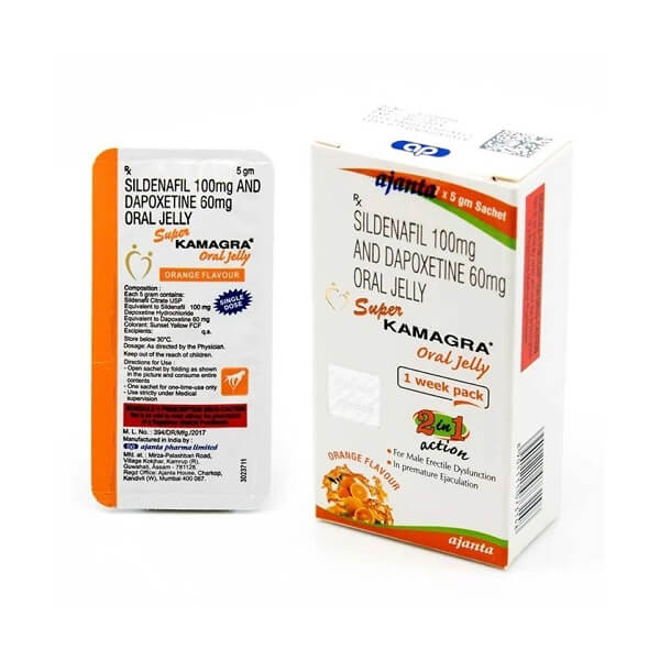 Super Kamagra Jelly (Sildenafil/Dapoxetine)